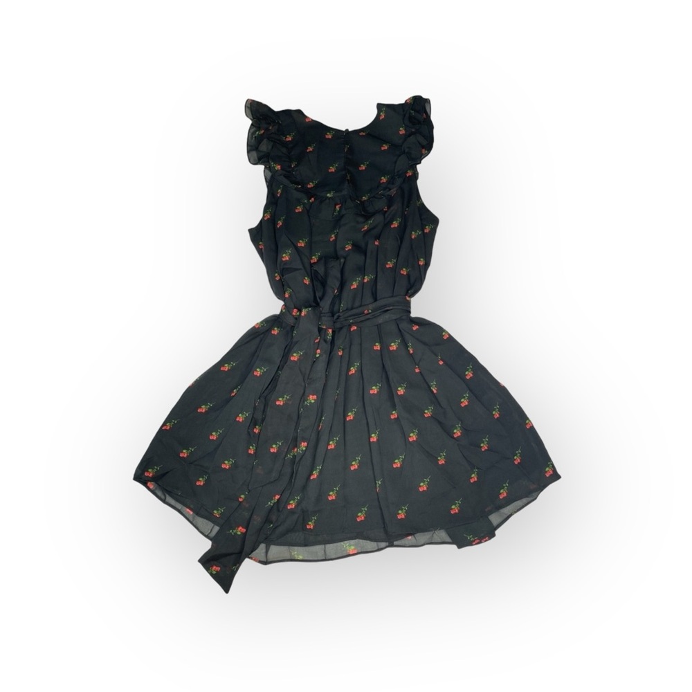 new Wildfox Couture ♥︎ Dolly Rose Print Mini Dress ♥︎ Black with Red Roses ♥︎ M - Picture 5 of 17